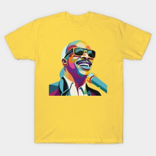 Stevie Wonder WPAP Limit Color T-Shirt